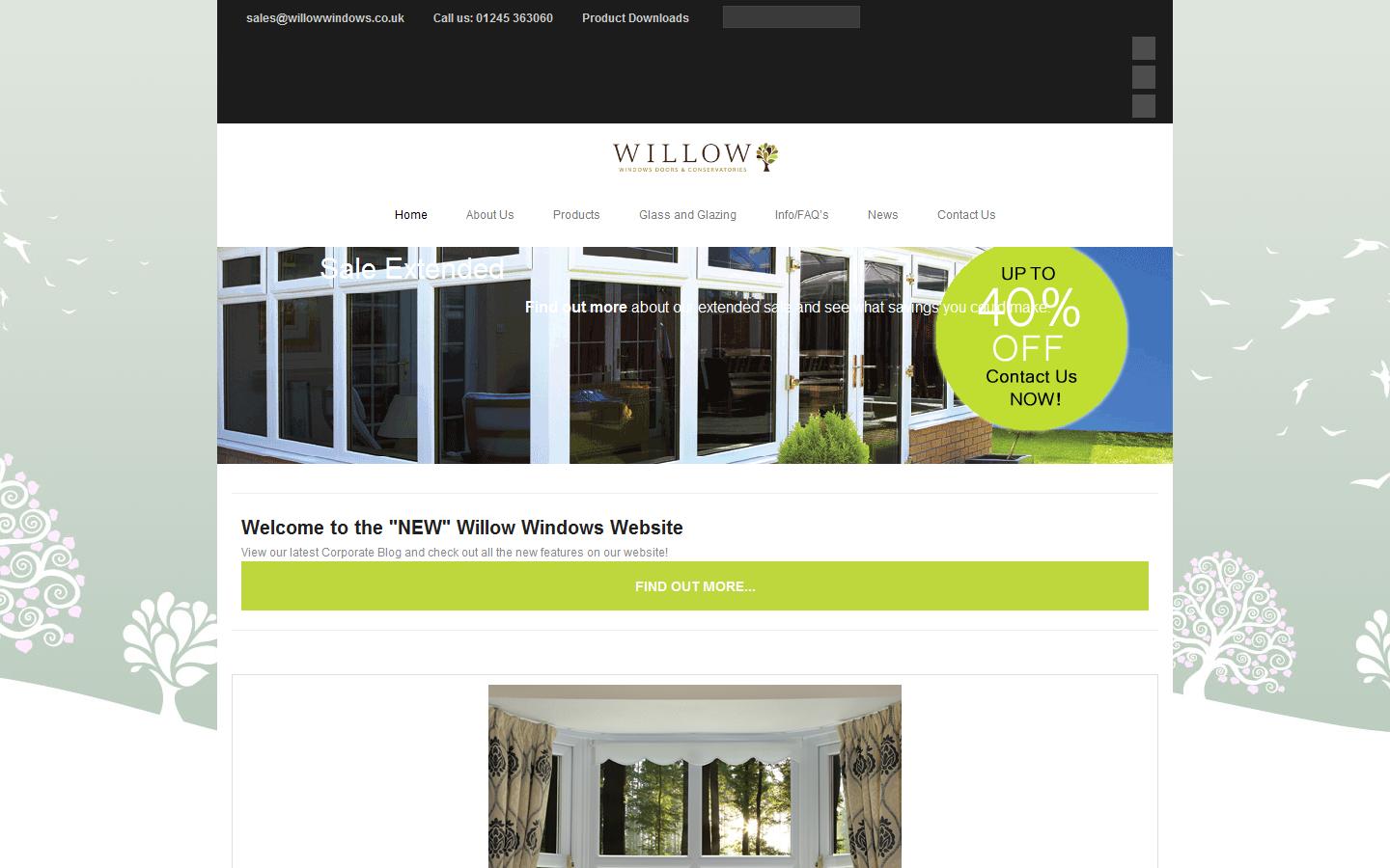 Willow Windows Website