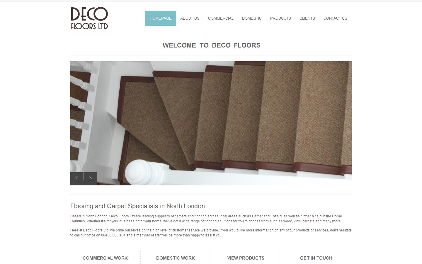 Deco Floors Ltd Website