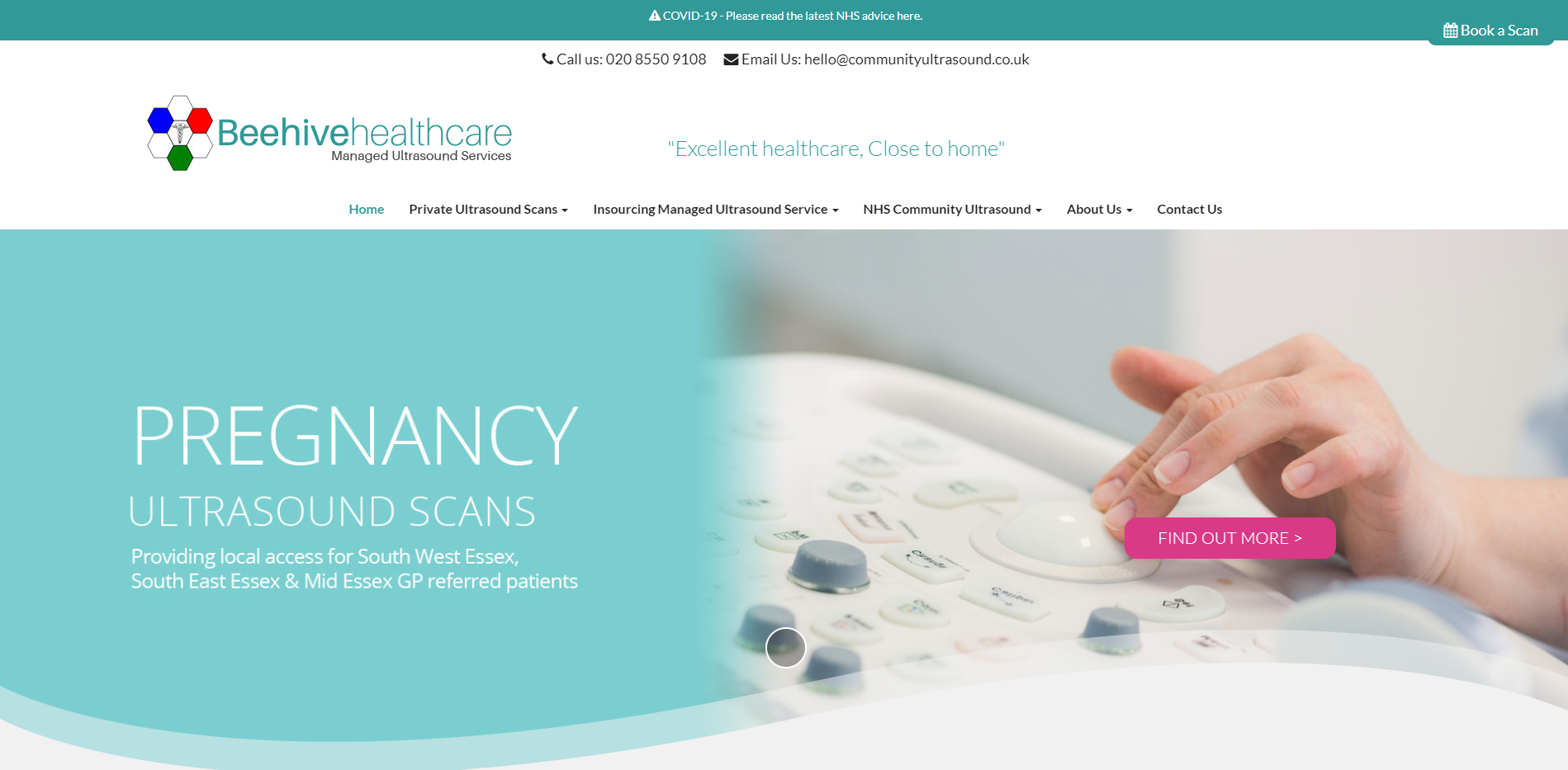 Beehive Healthcare Website