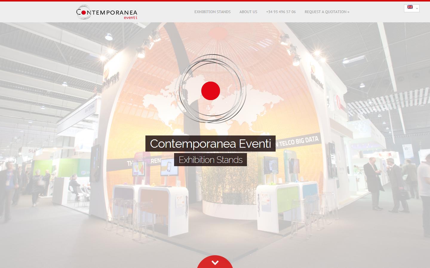 Contemporanea Eventi | Exhibition stands Website