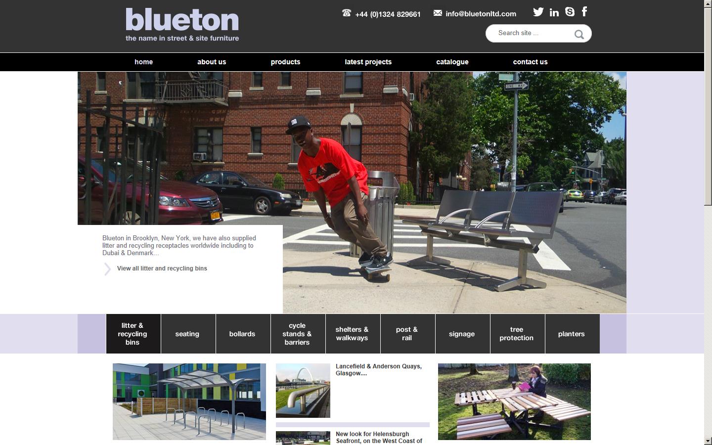 Blueton Ltd Website