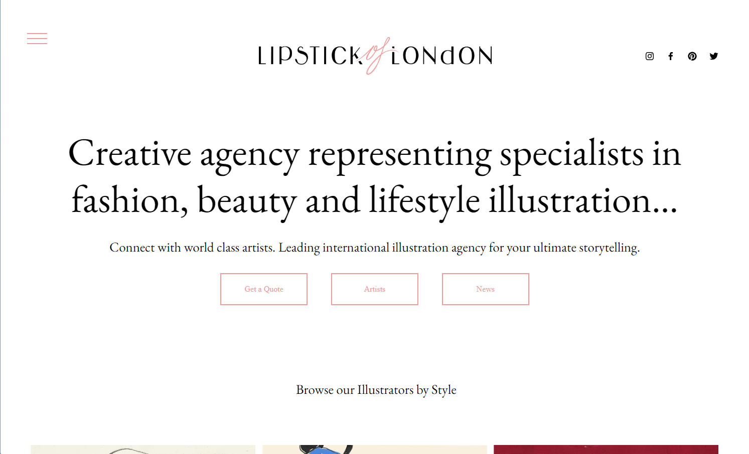 Lipstick of London Website