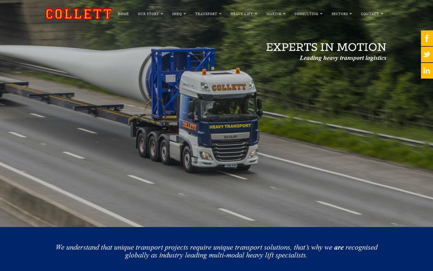 Collett & Sons Ltd Website