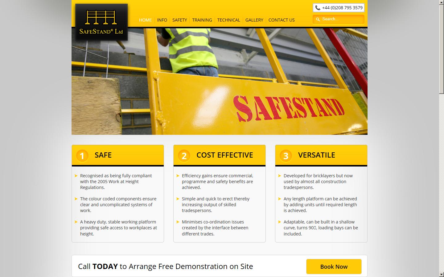 Safestand Website