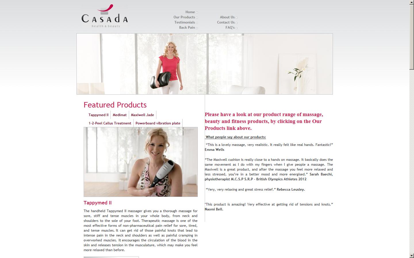 Casada UK Website