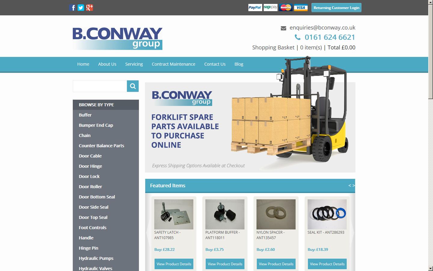 B Conway Group Website