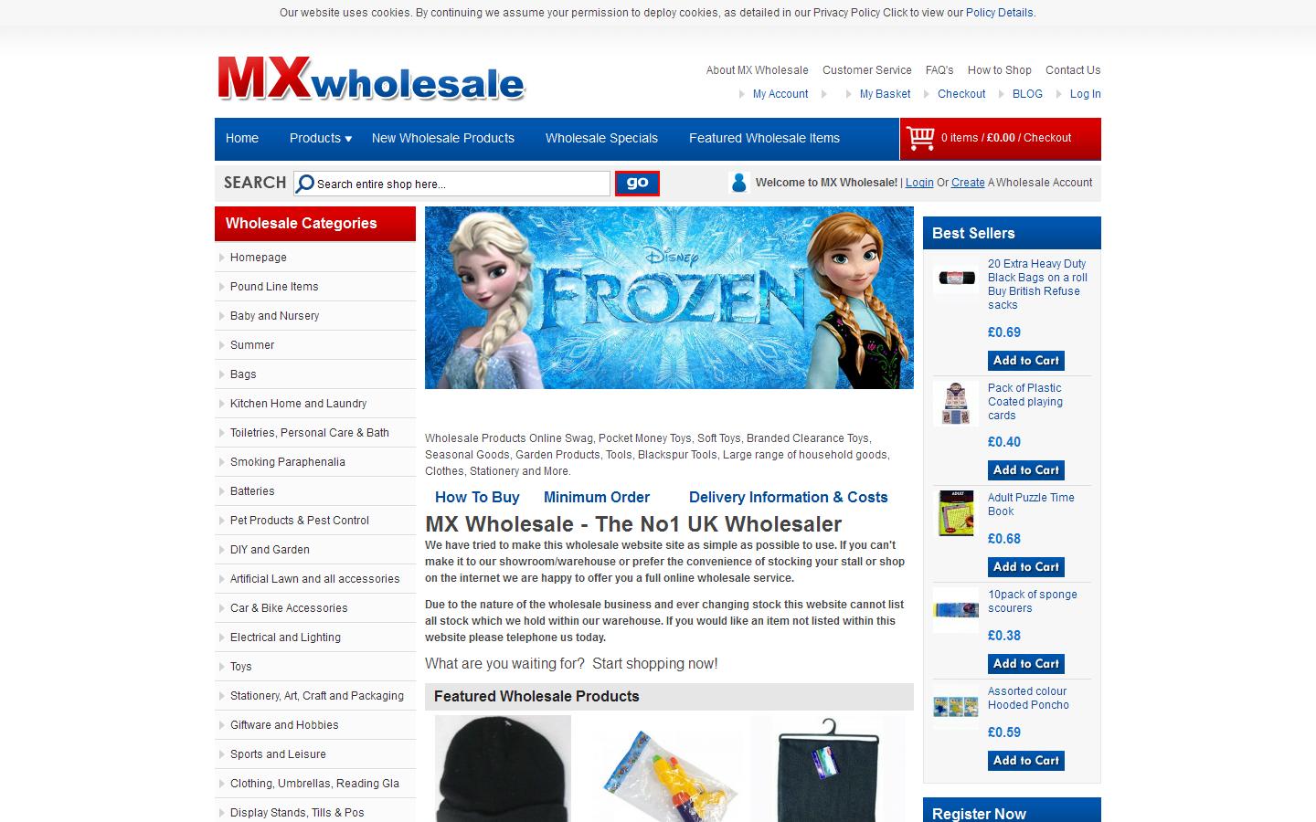 MX Wholesale Website