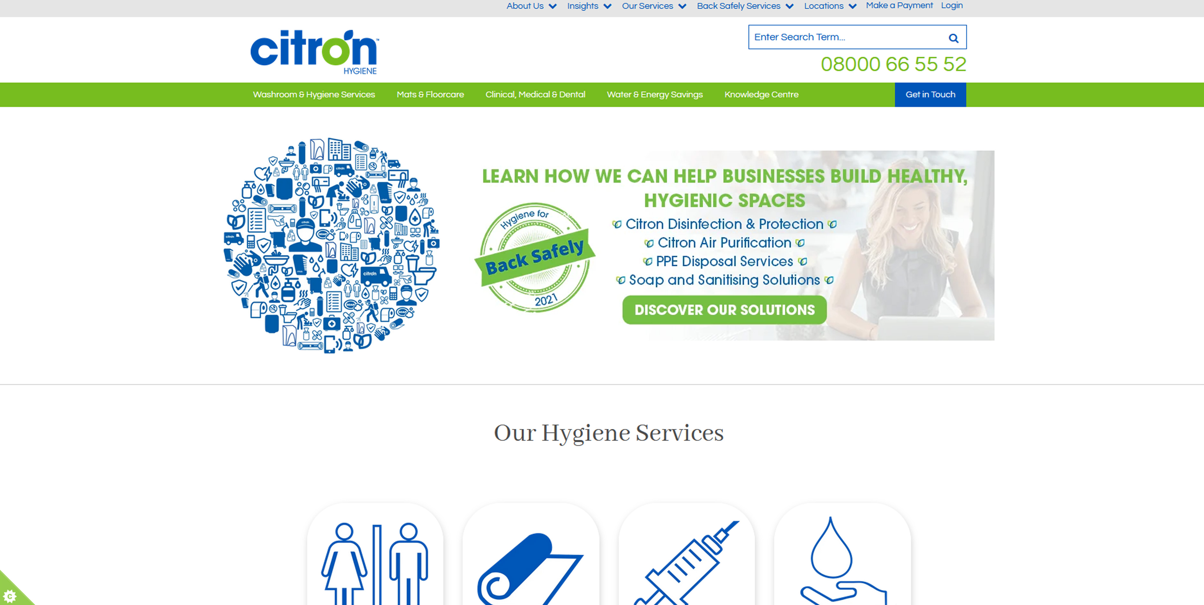 Citron Hygiene UK Ltd Website