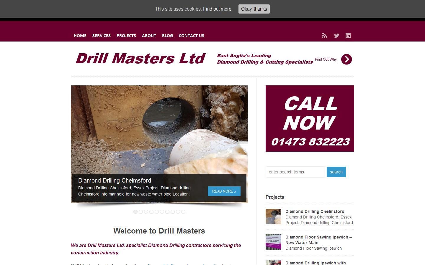 Drill Masters Ltd Website