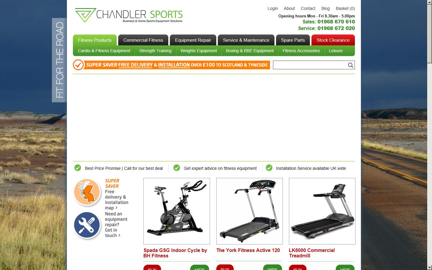 Chandler Sports Website