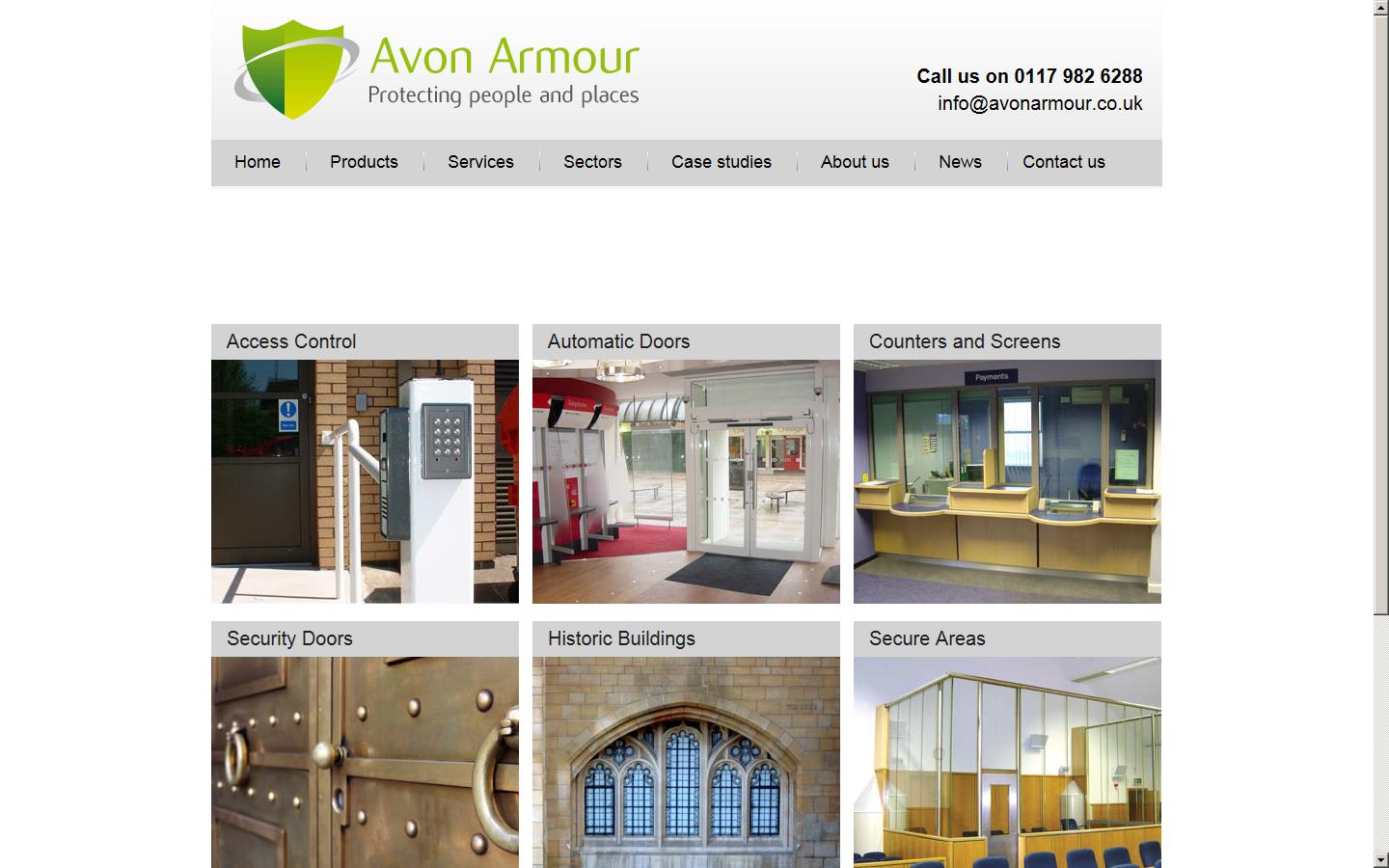 Avon Armour Website