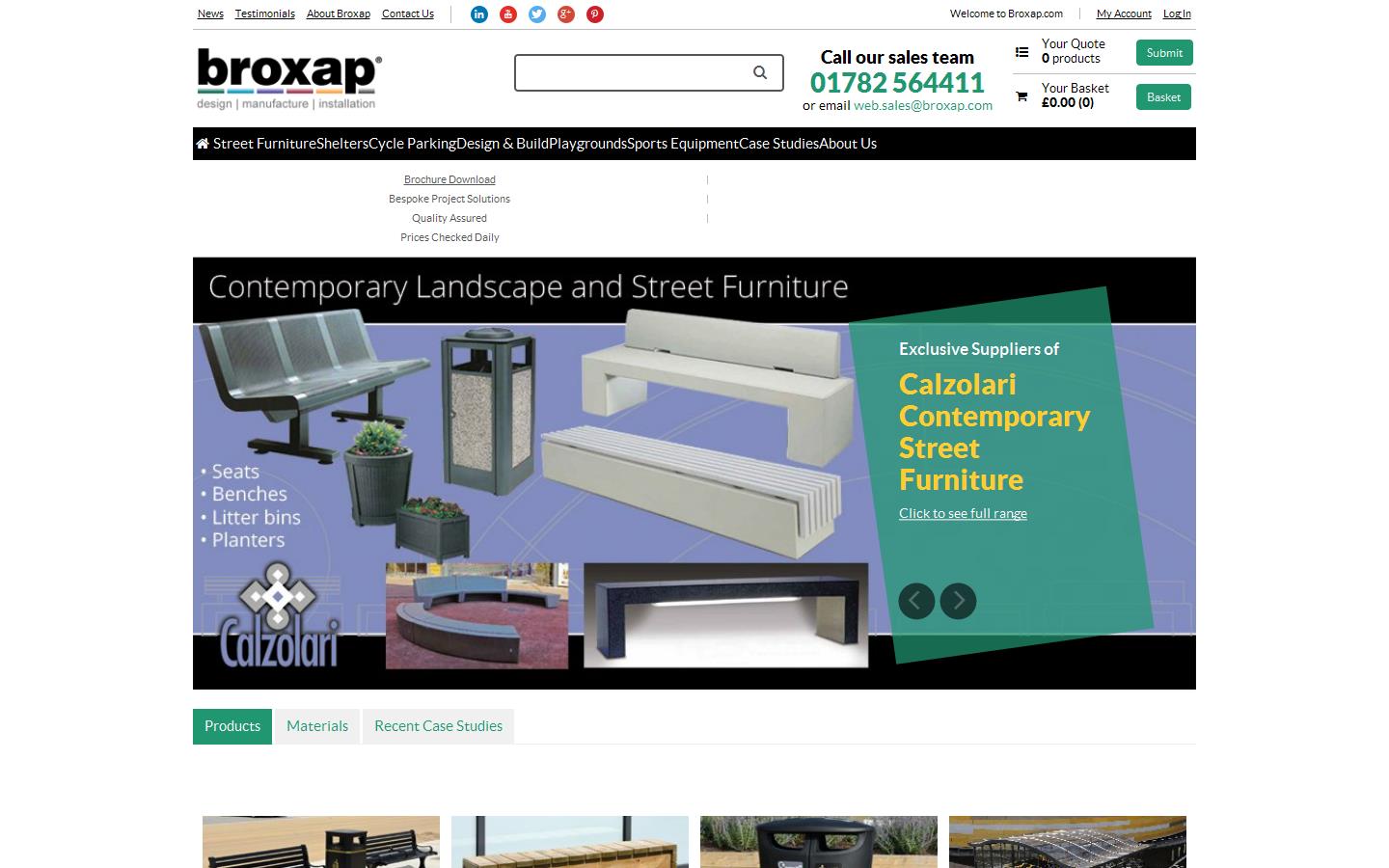 Broxap Website