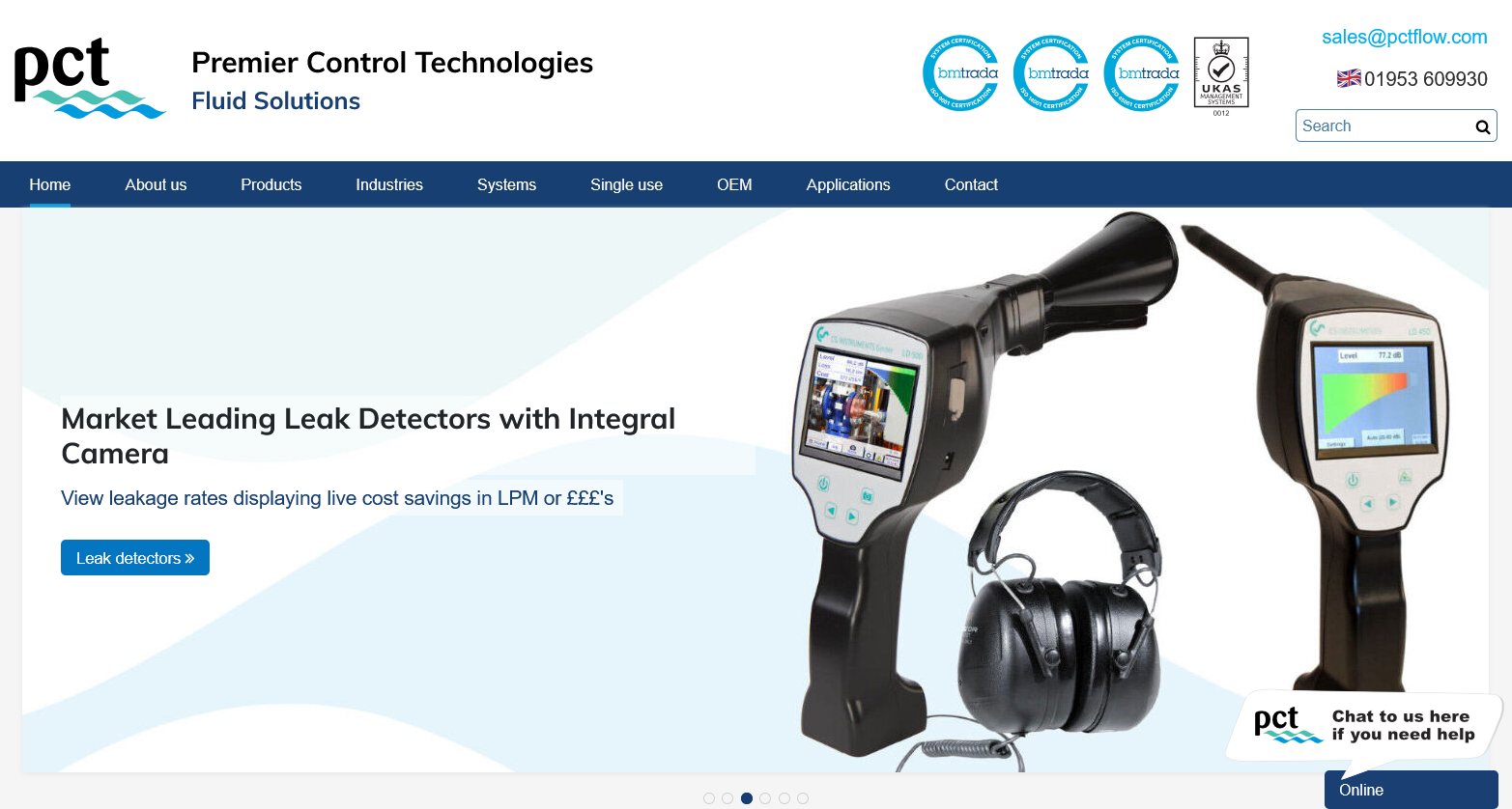 Premier Control Technologies Ltd Website