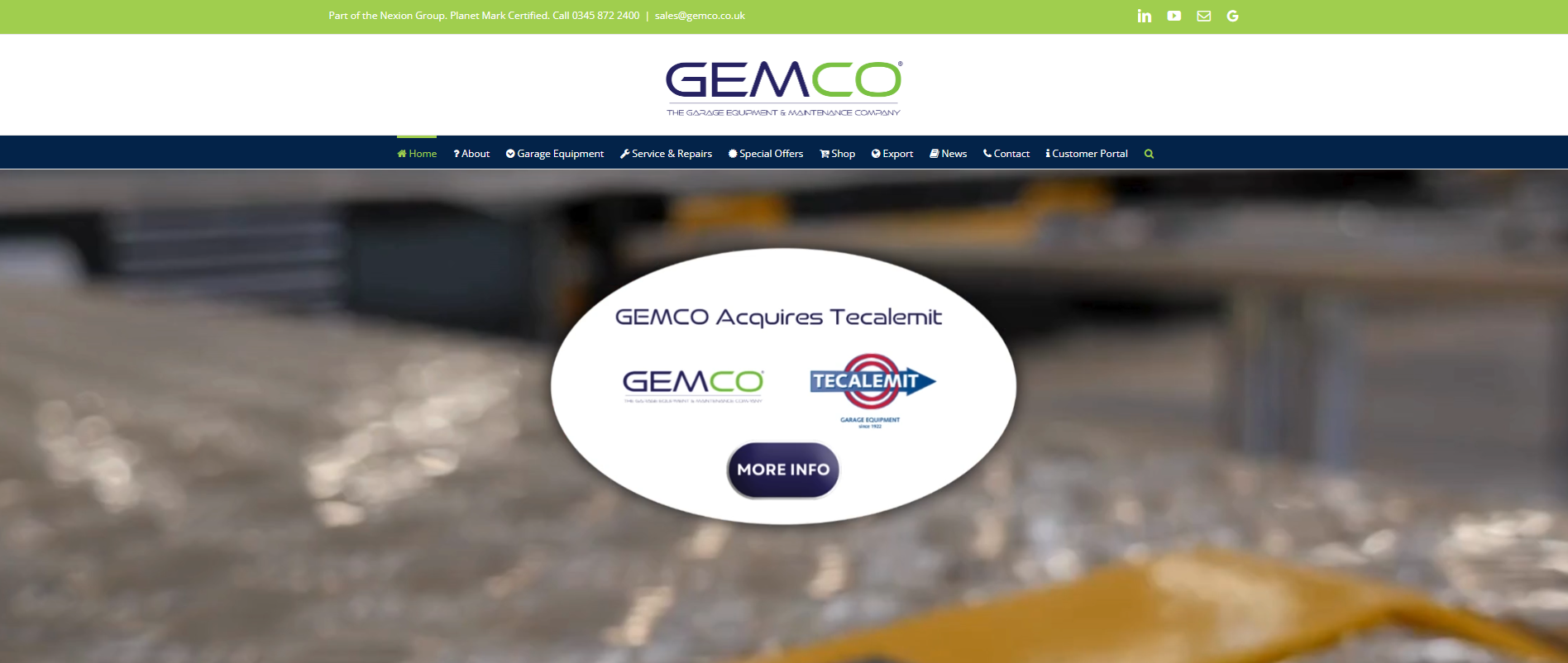 GEMCO Equipment Ltd Website