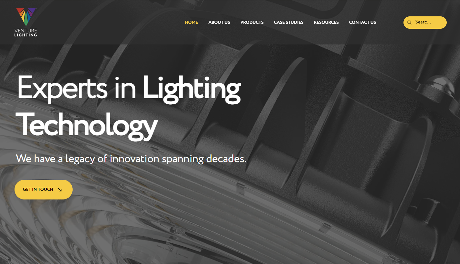 Venture Lighting Europe Ltd Website