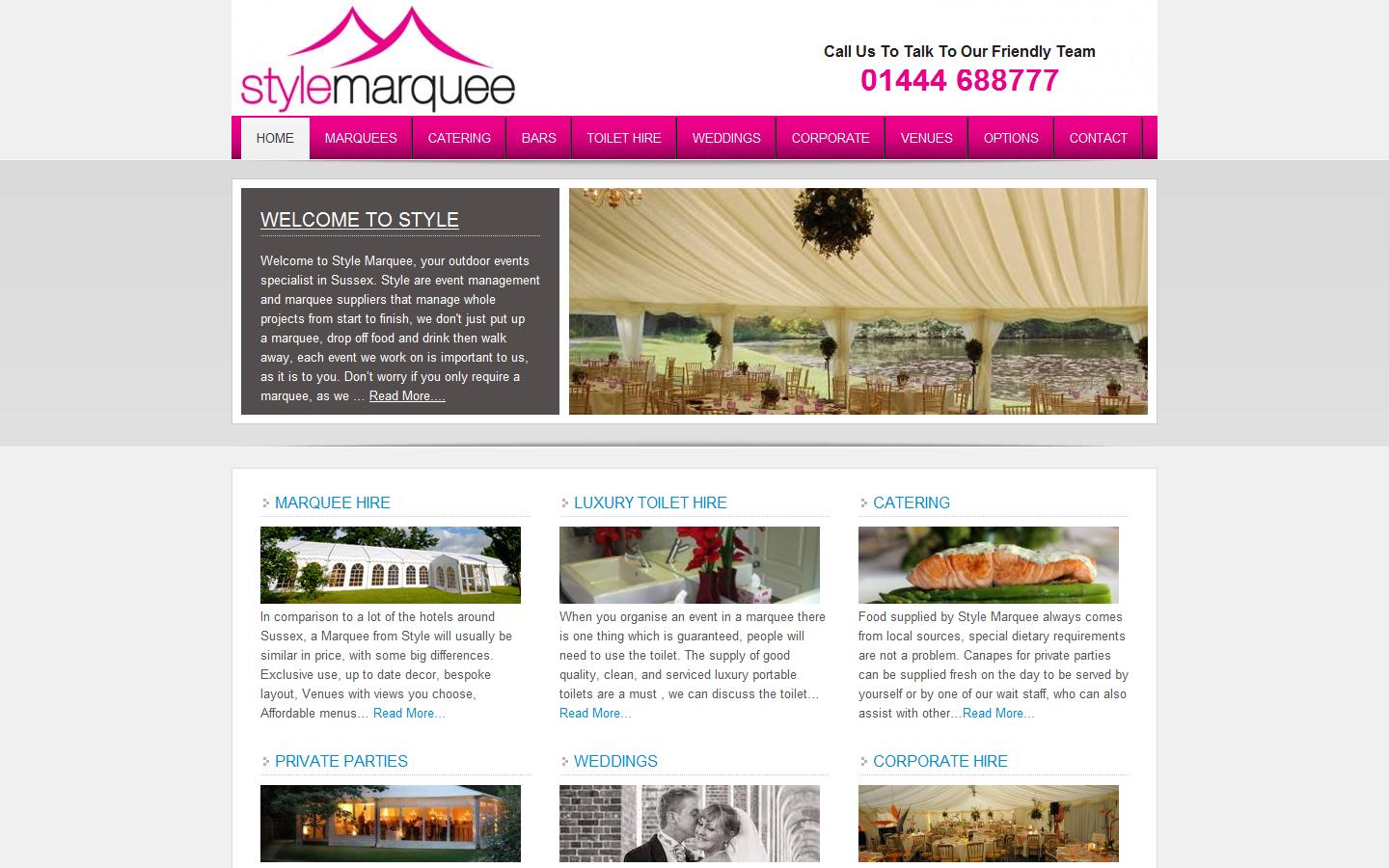 Style Marquee Website