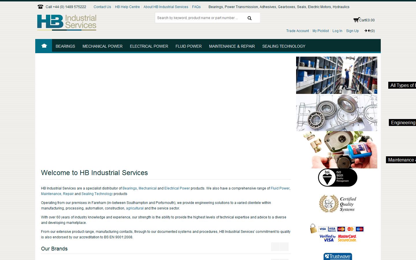 HB Industrial Services Ltd Website