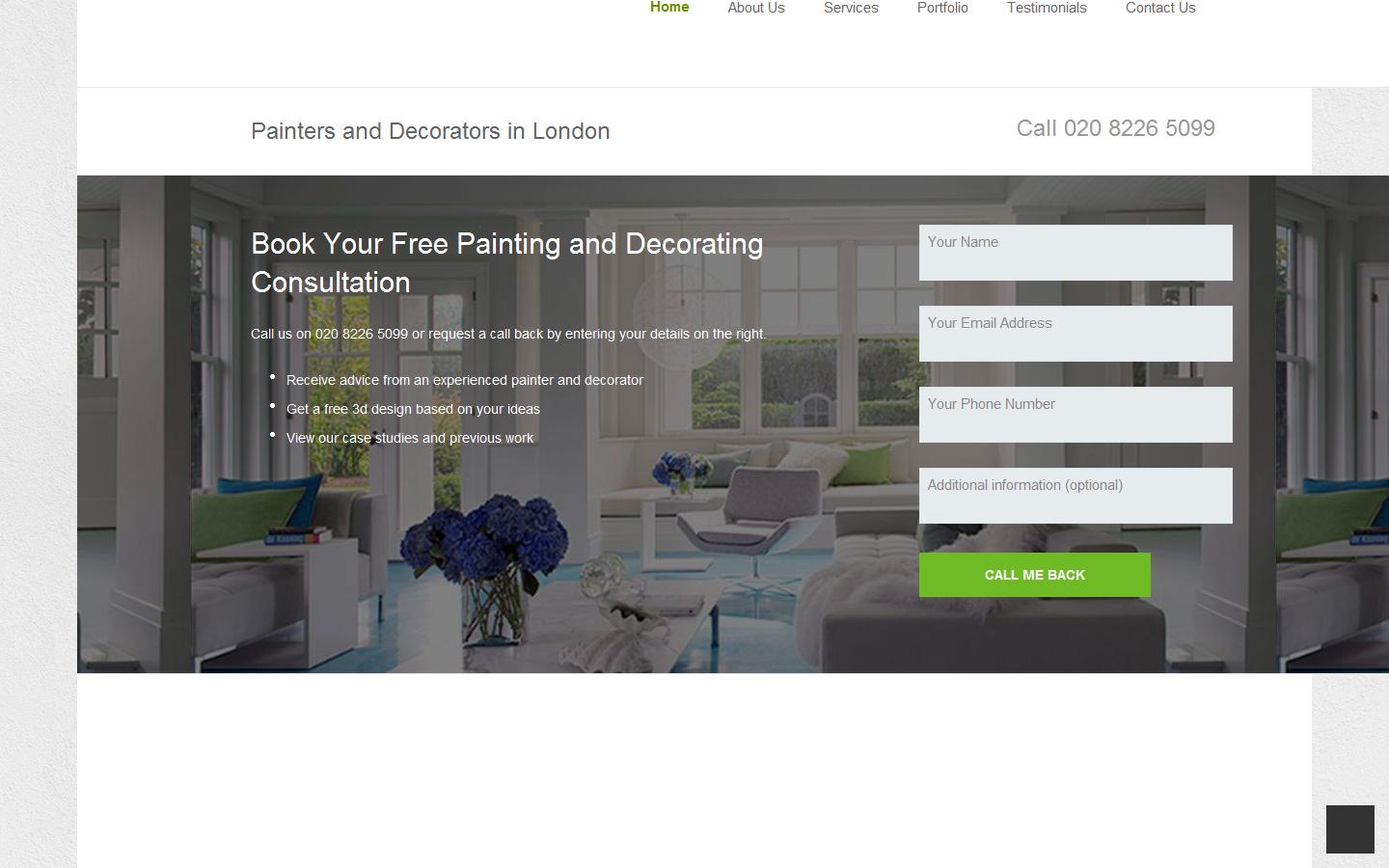 Xpress Decorators Website