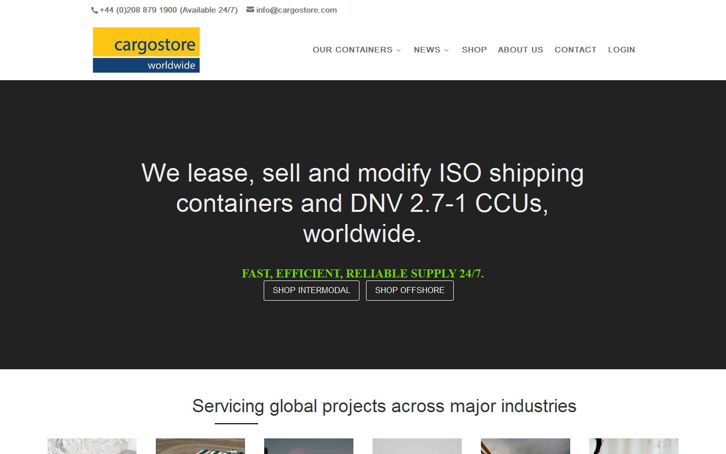 Cargostore Worldwide Website