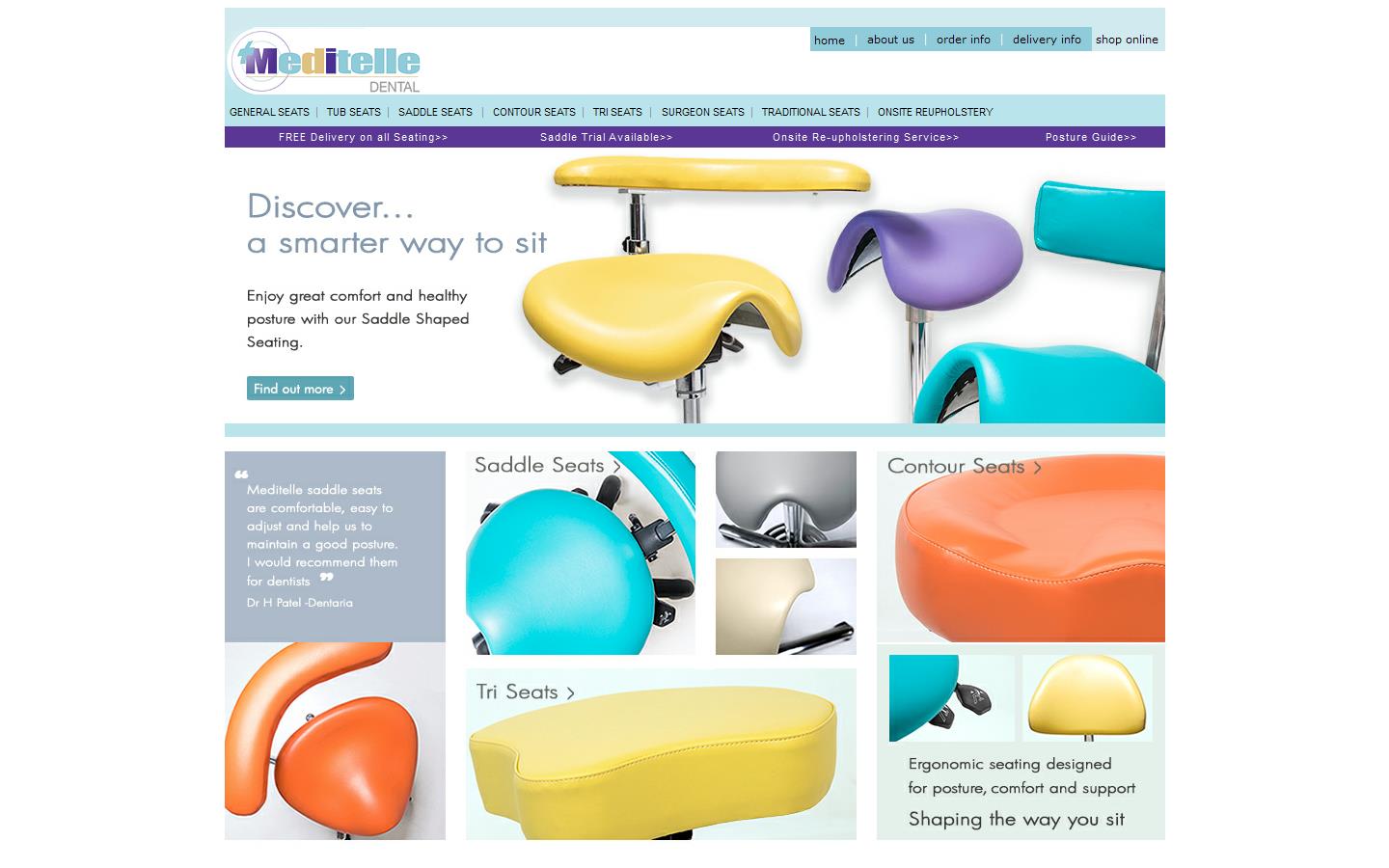 Meditelle Dental Equipment Website