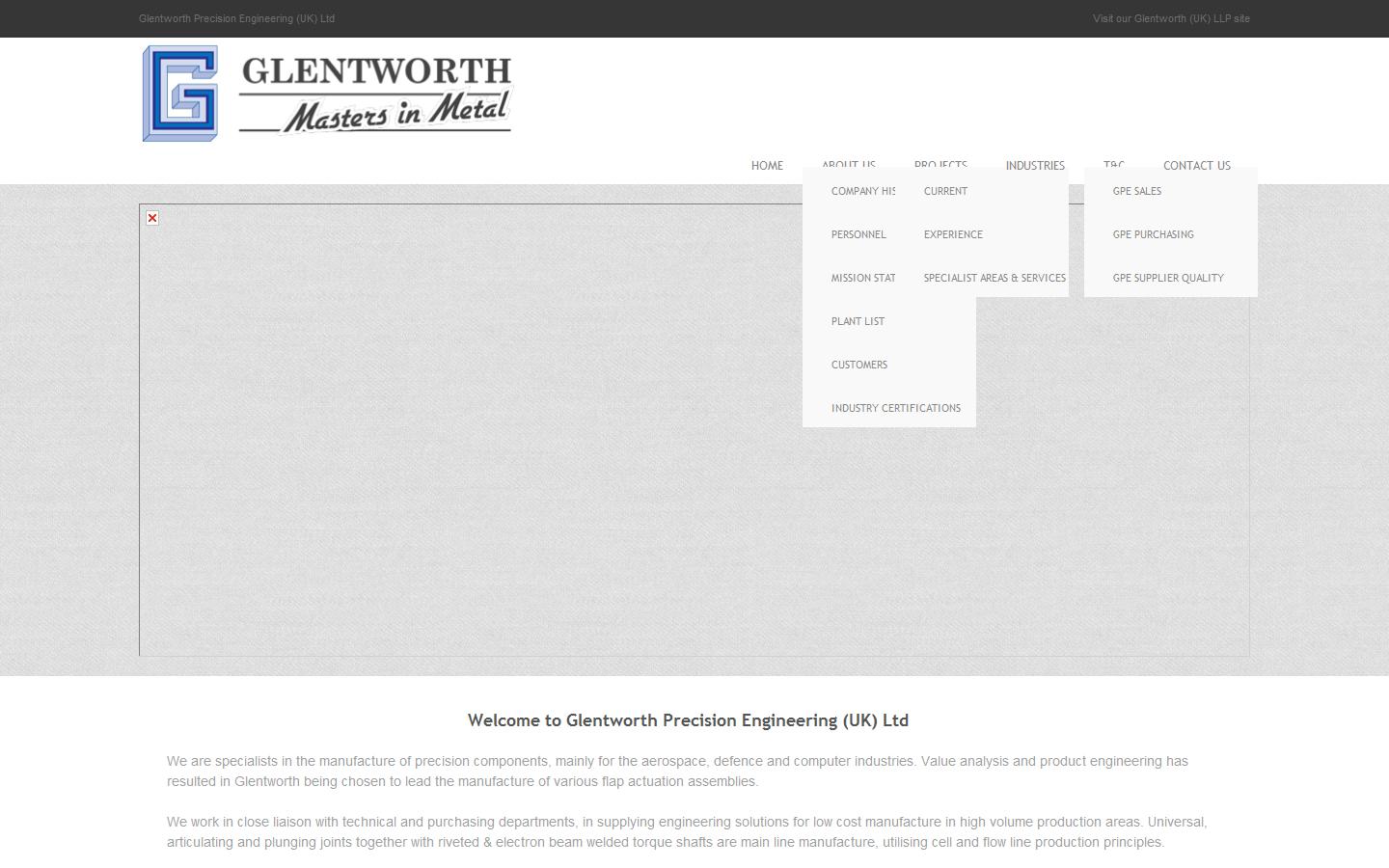 Glentworth Precision Engineering Website