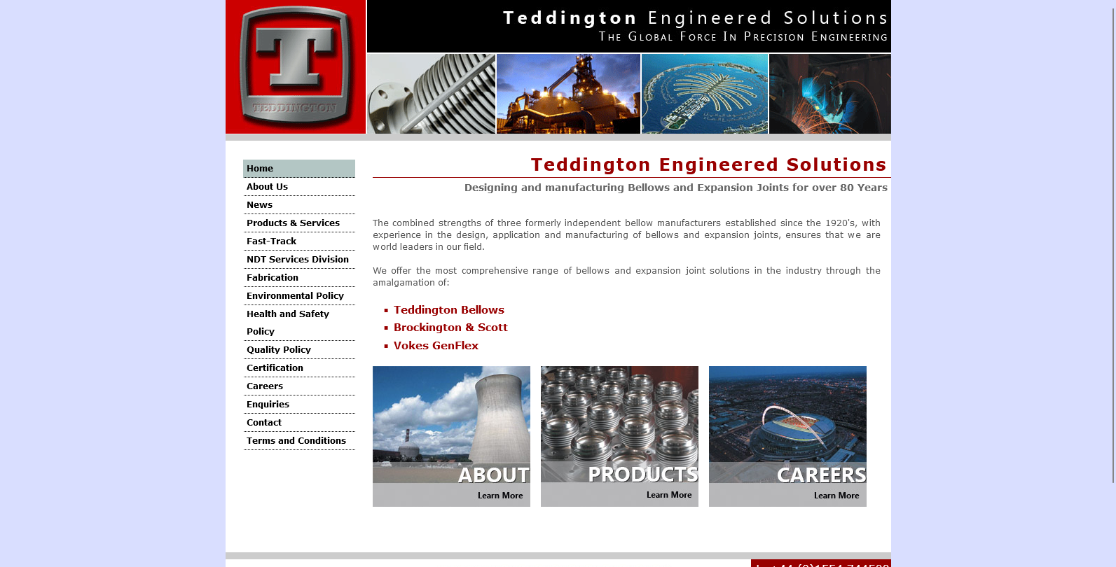 Teddington Engineered Solutions Ltd Website