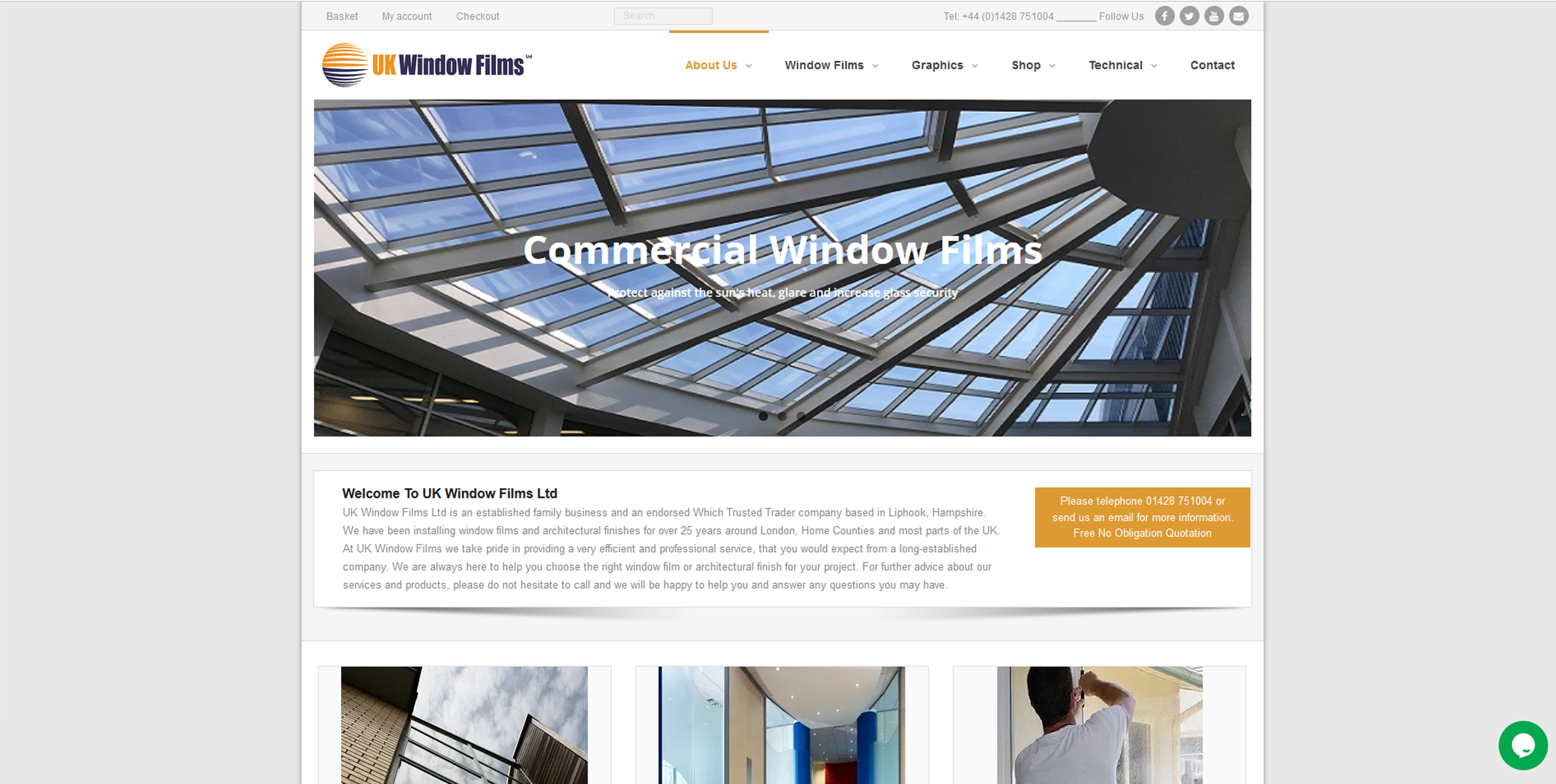 UK Window Films Website