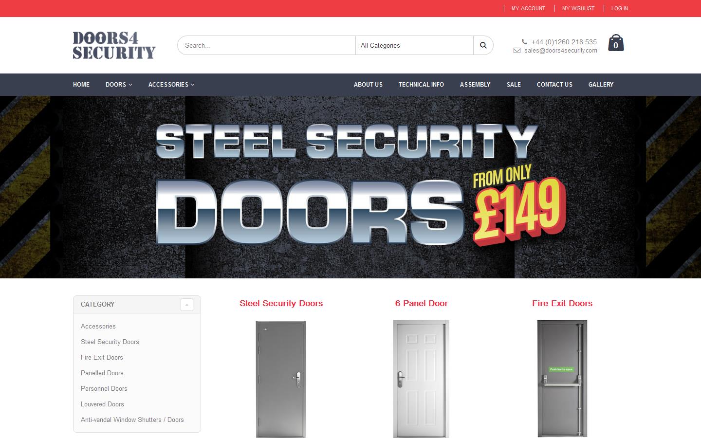 Doors4security Website