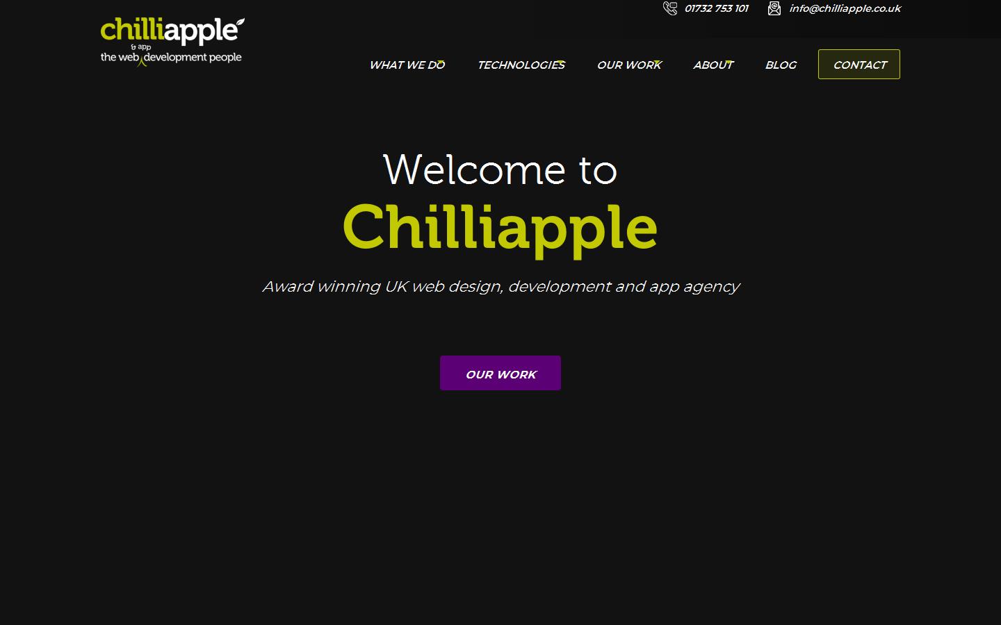 ChilliApple Ltd Website