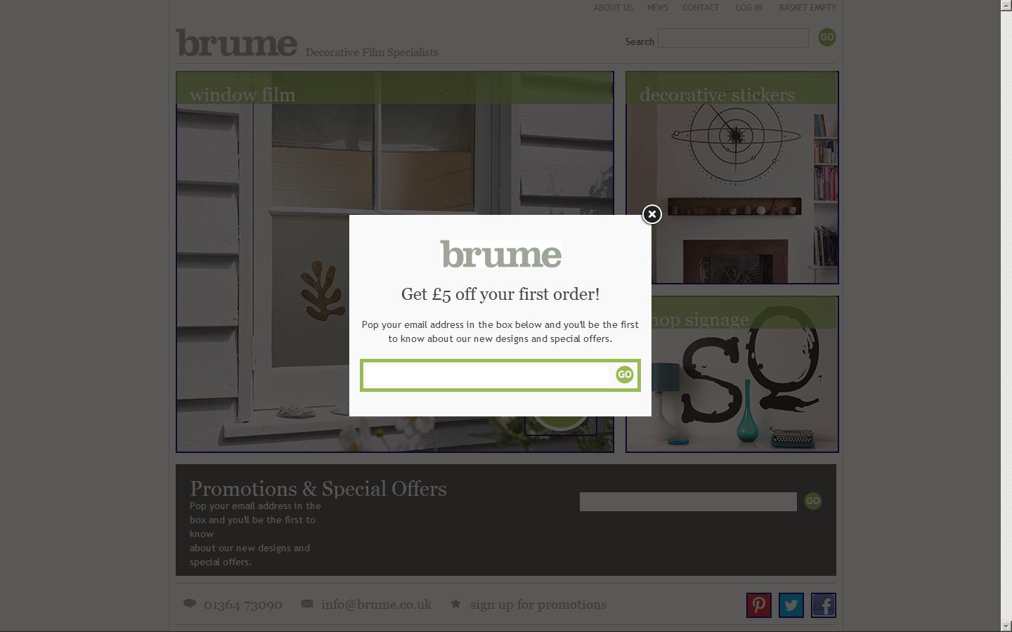 Brume  Website