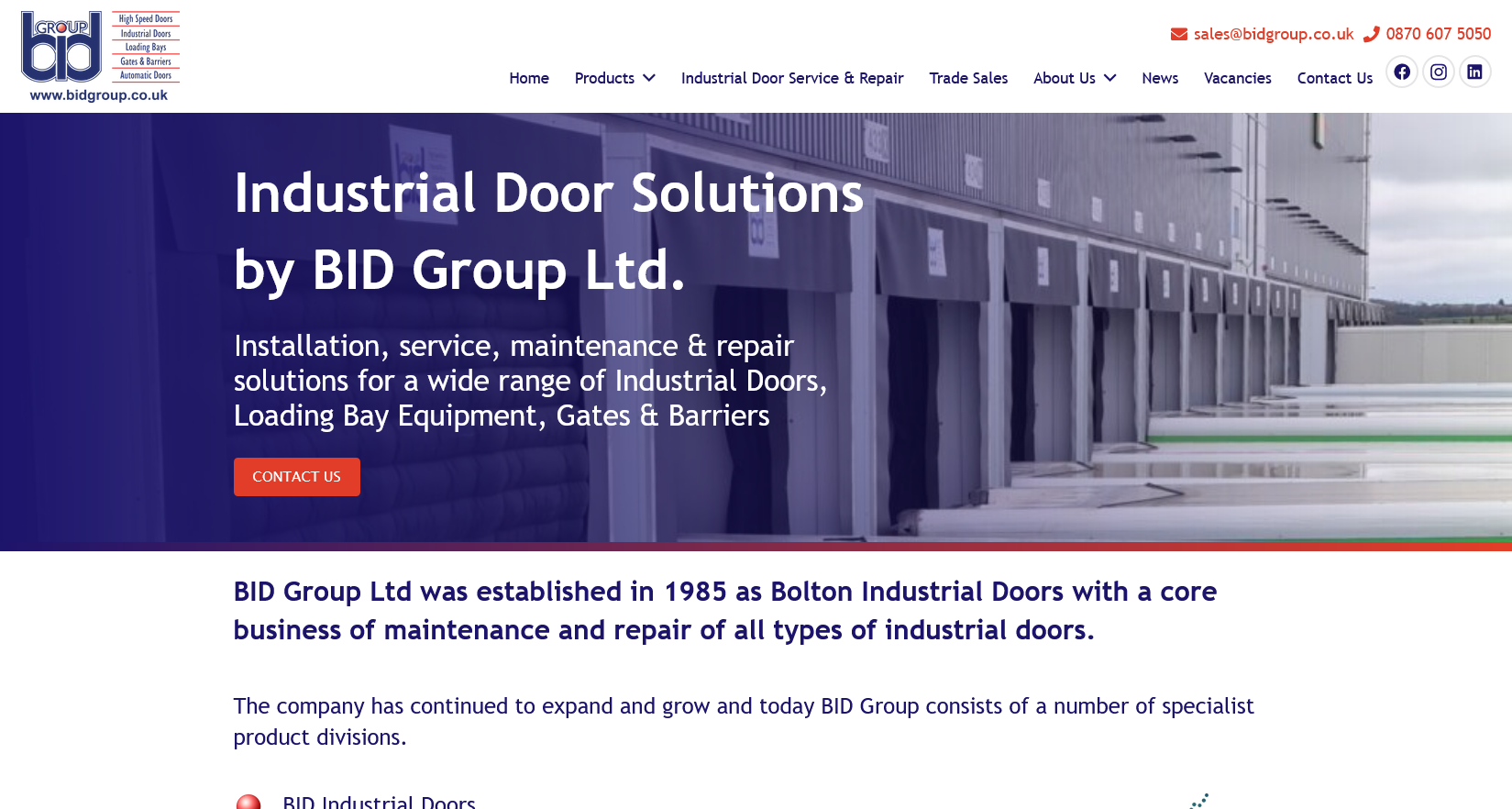 BID Group Ltd  Website