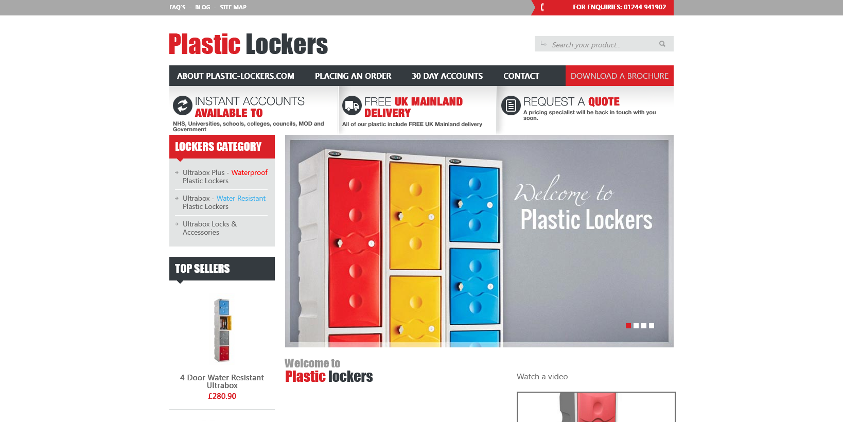 Plastic Lockers Website