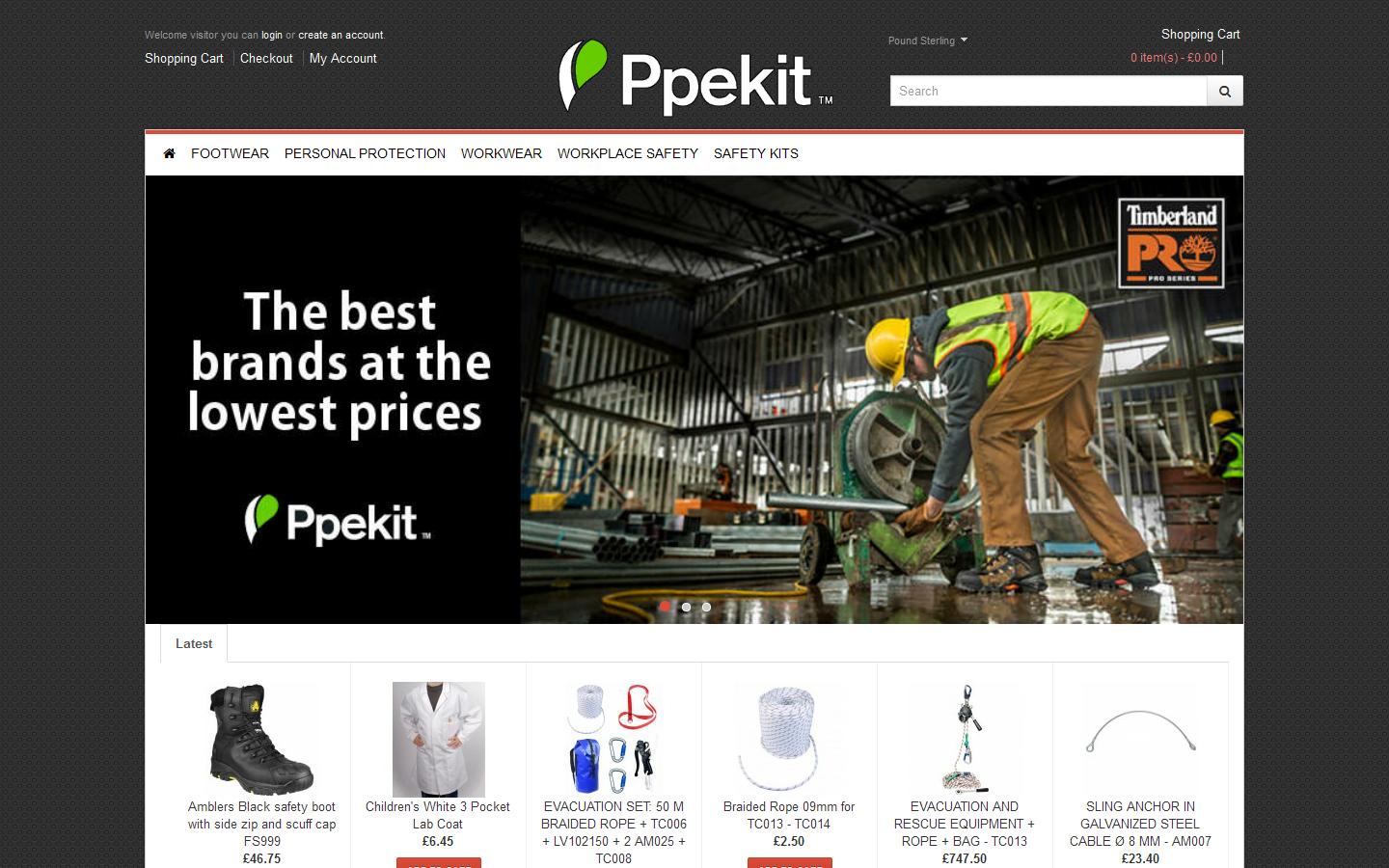 PPEkit Ltd Website