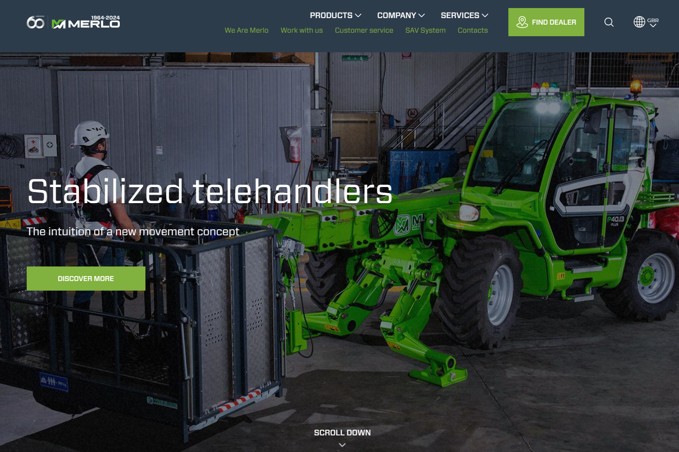 Merlo UK Ltd Website