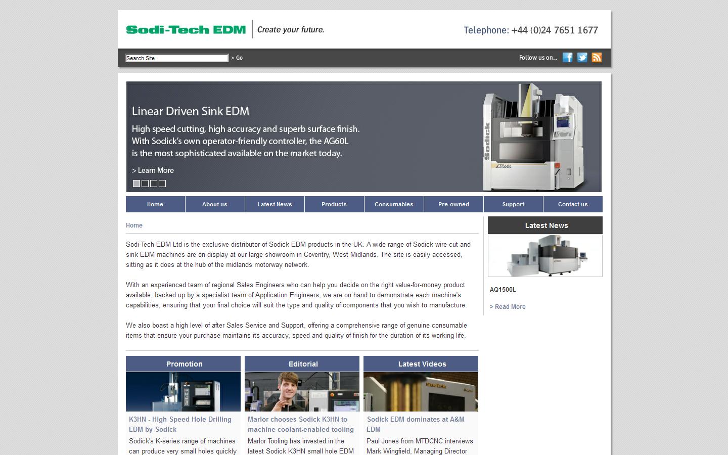 Sodi-Tech EDM Website