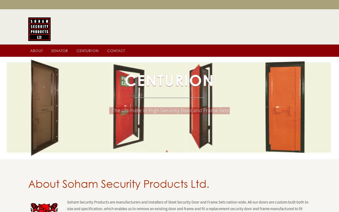 Soham Security Products Website