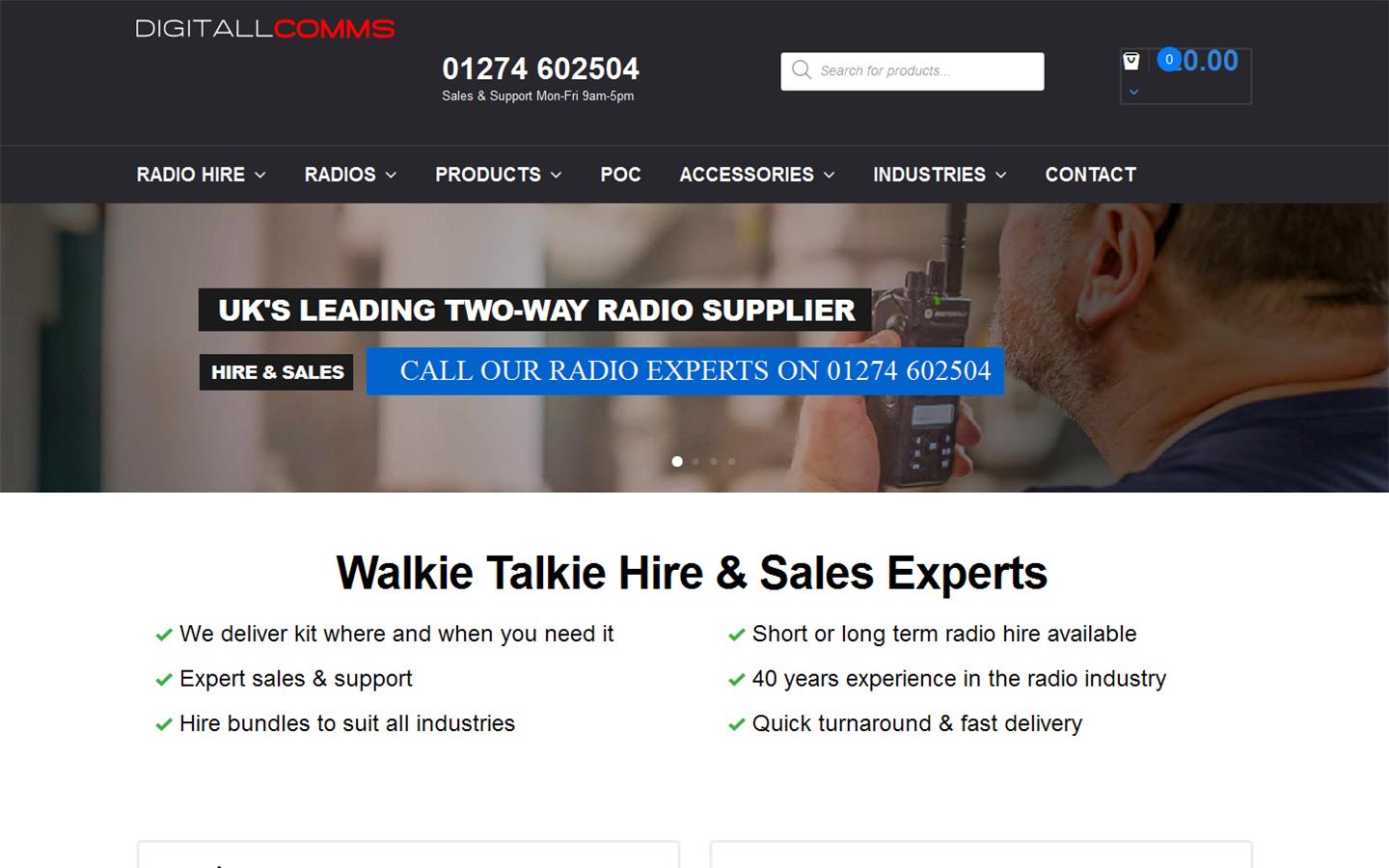 Digitall Comms Ltd Website