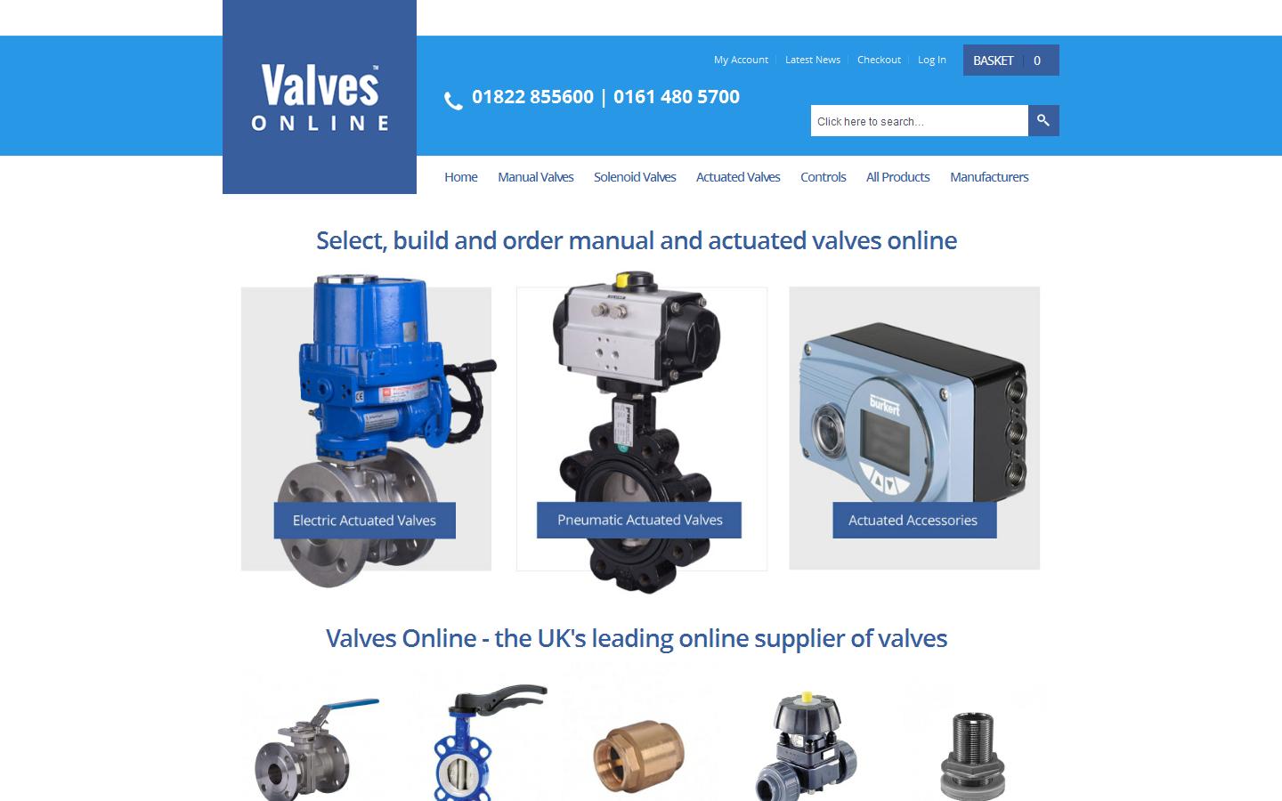 Valves Online Ltd Website