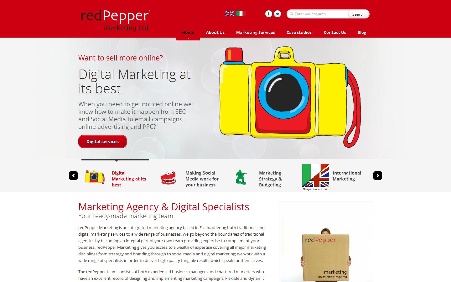 redPepper Marketing Ltd Website