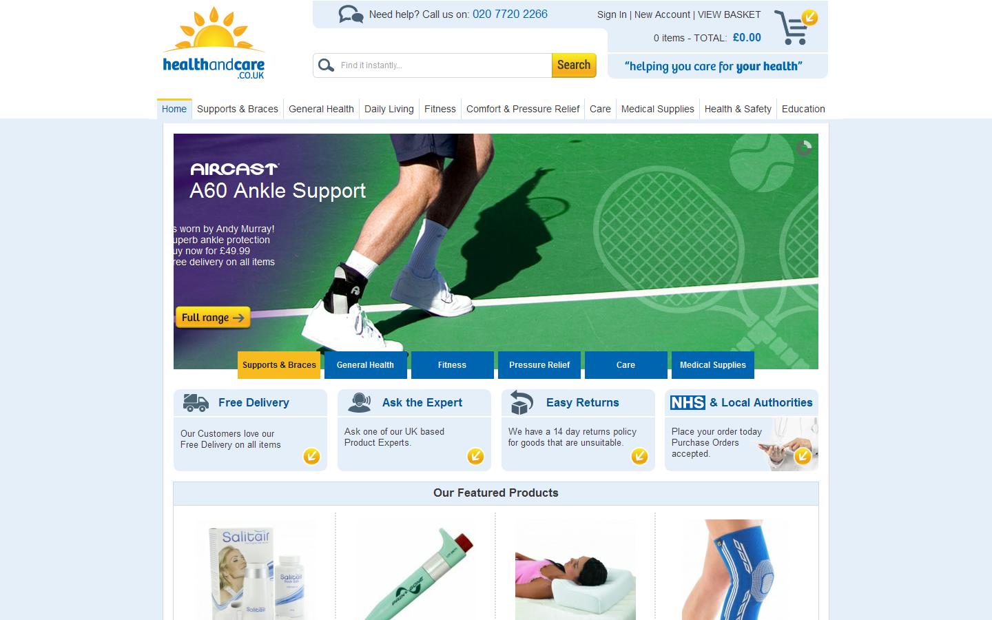 Health And Care Website