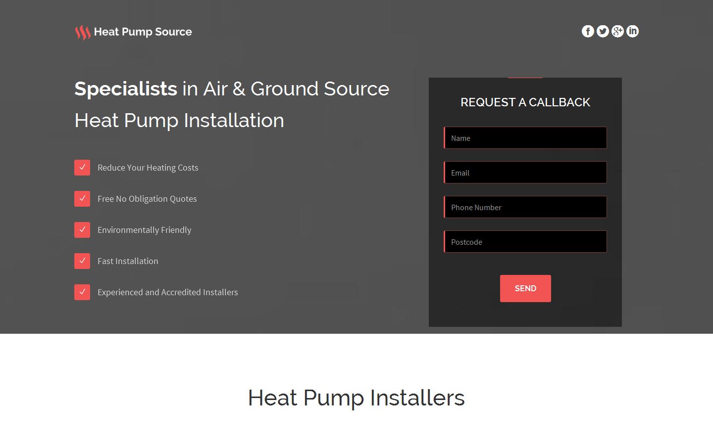 Heat Pump Source Website