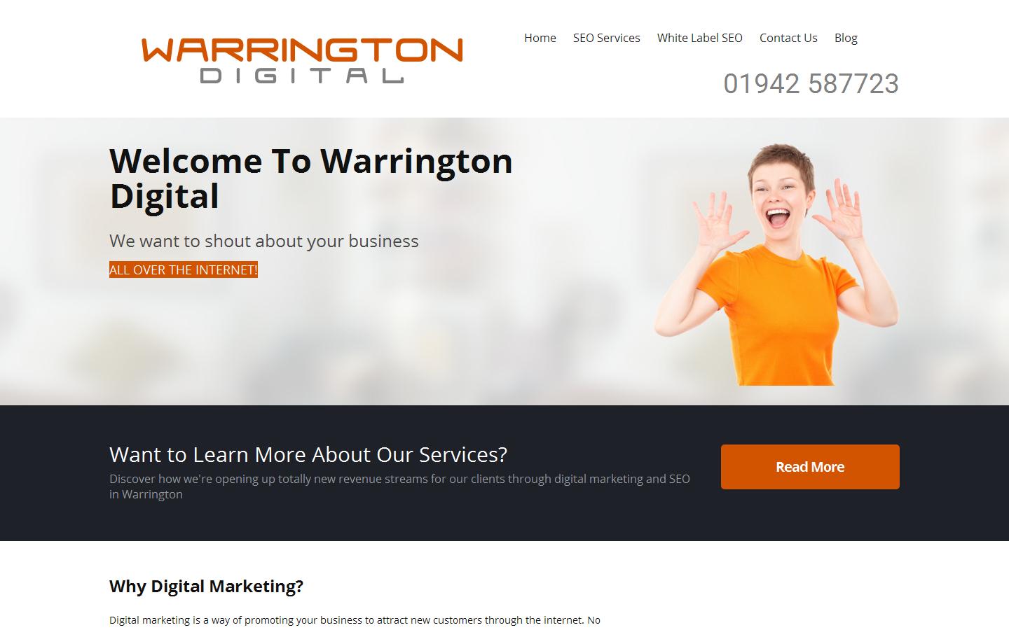 Warrington Digital Website