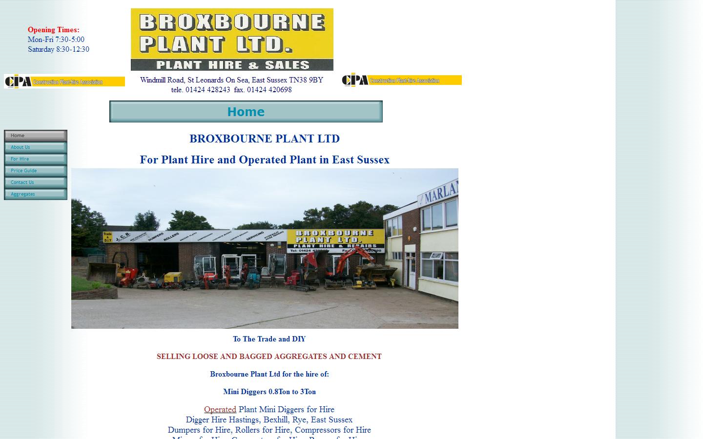 Broxbourne Plant Website