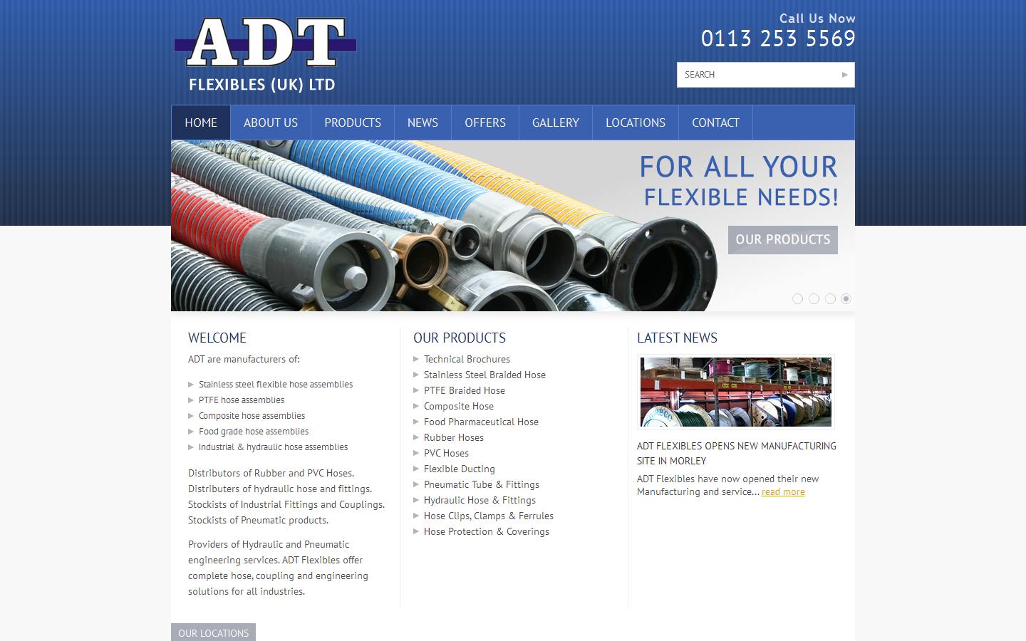 ADT Flexibles UK Ltd Website