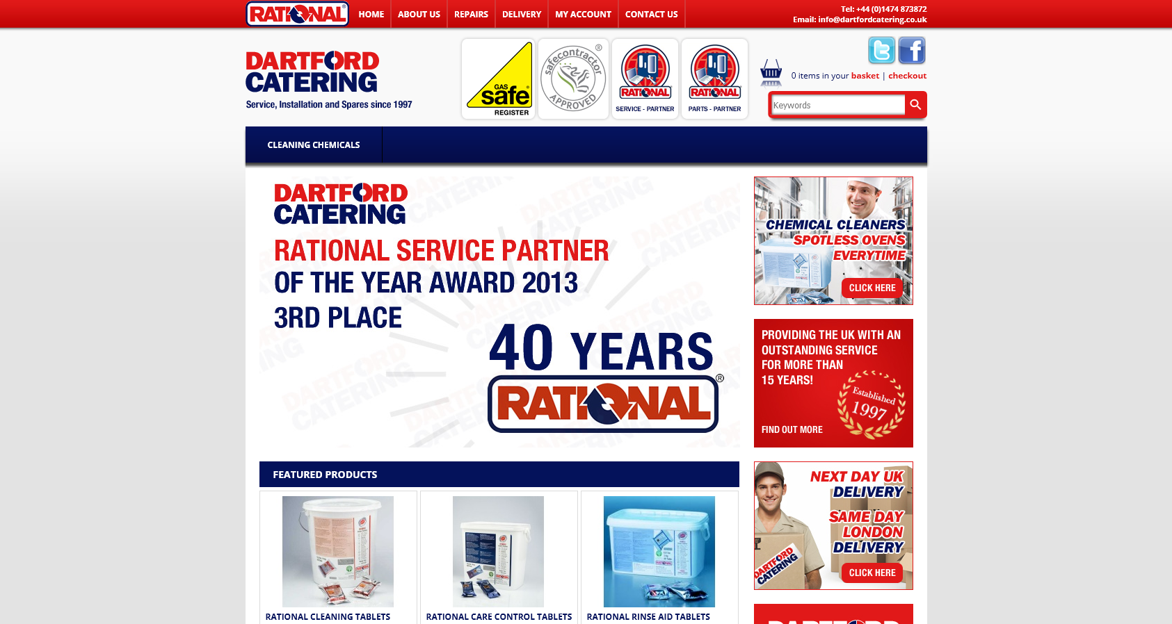 Dartford Catering Ltd Website