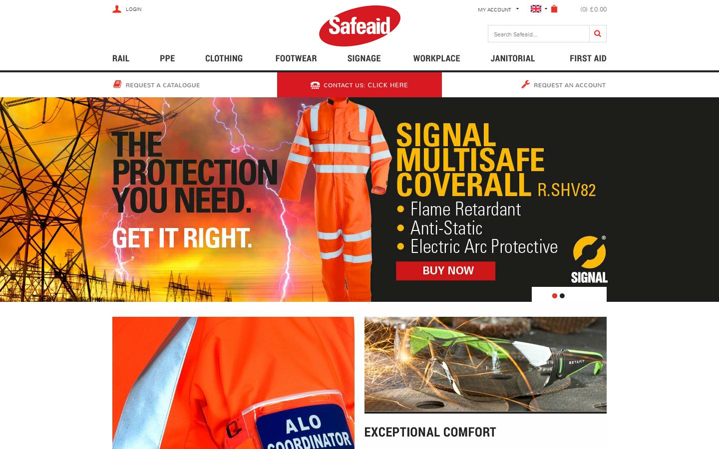 Safeaid LLP Website