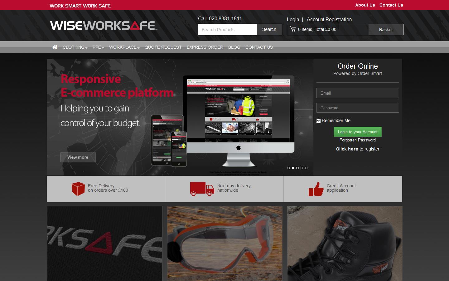 WISE Worksafe Ltd Website