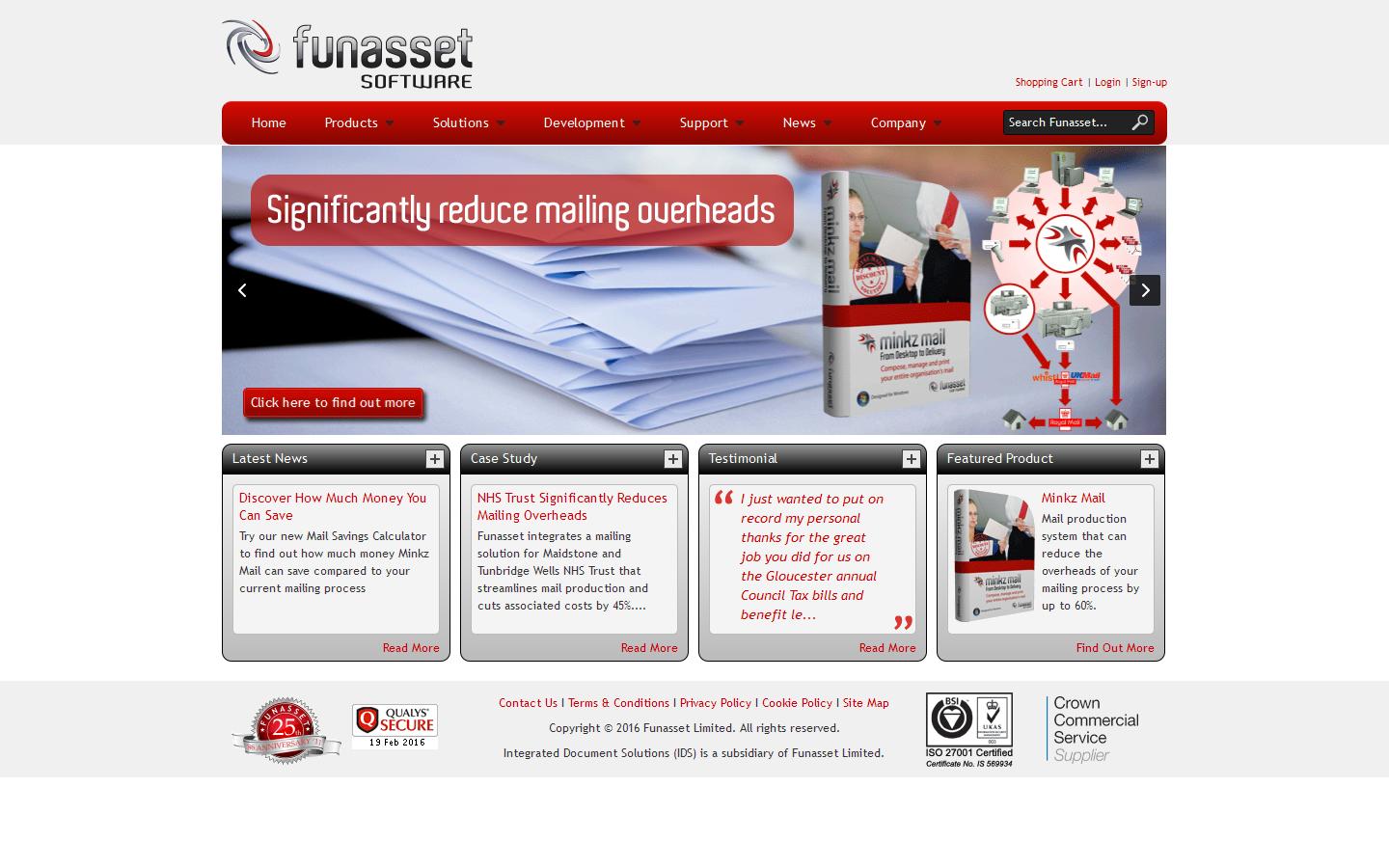 Funasset Ltd Website