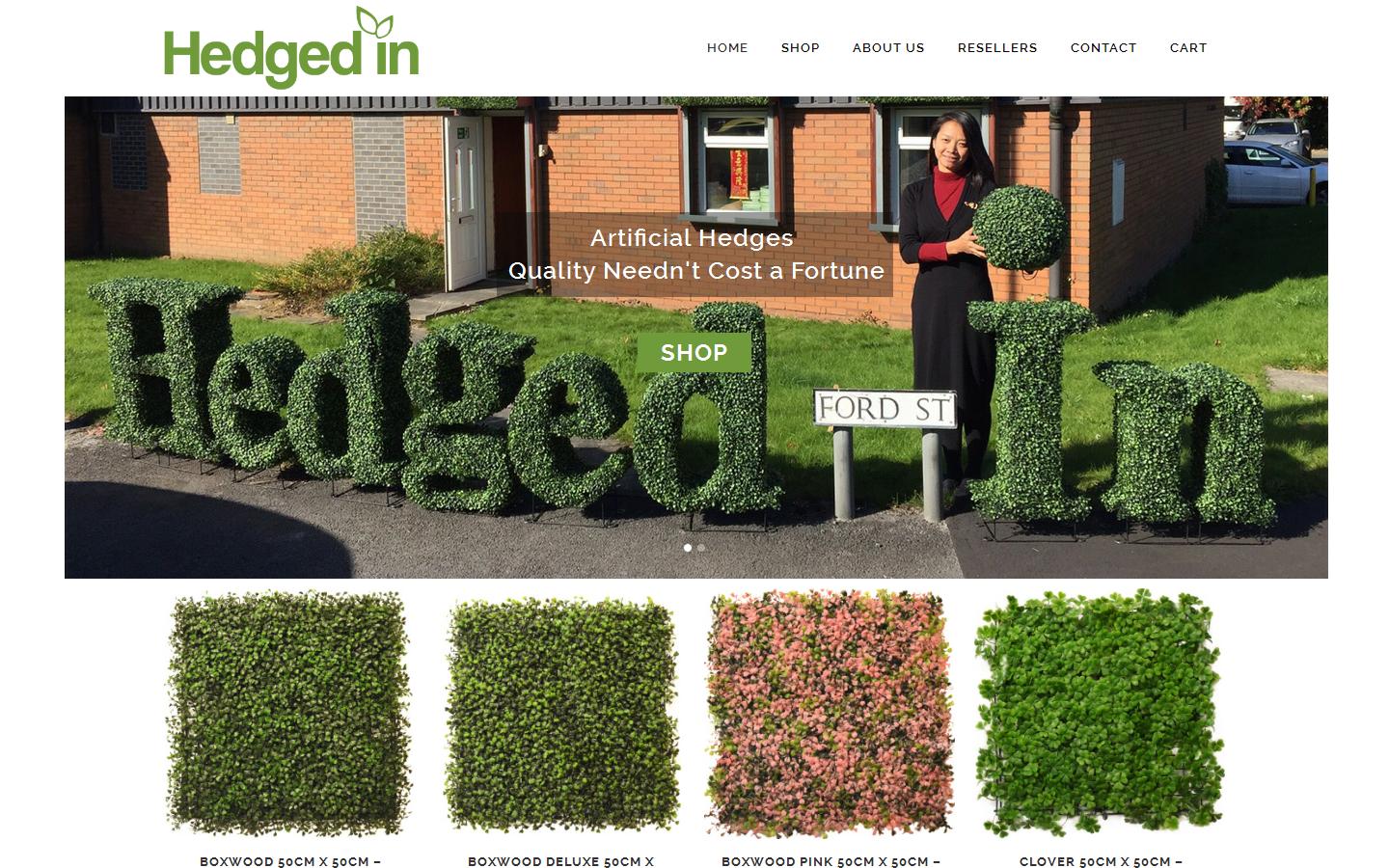 Hedged In Ltd Website