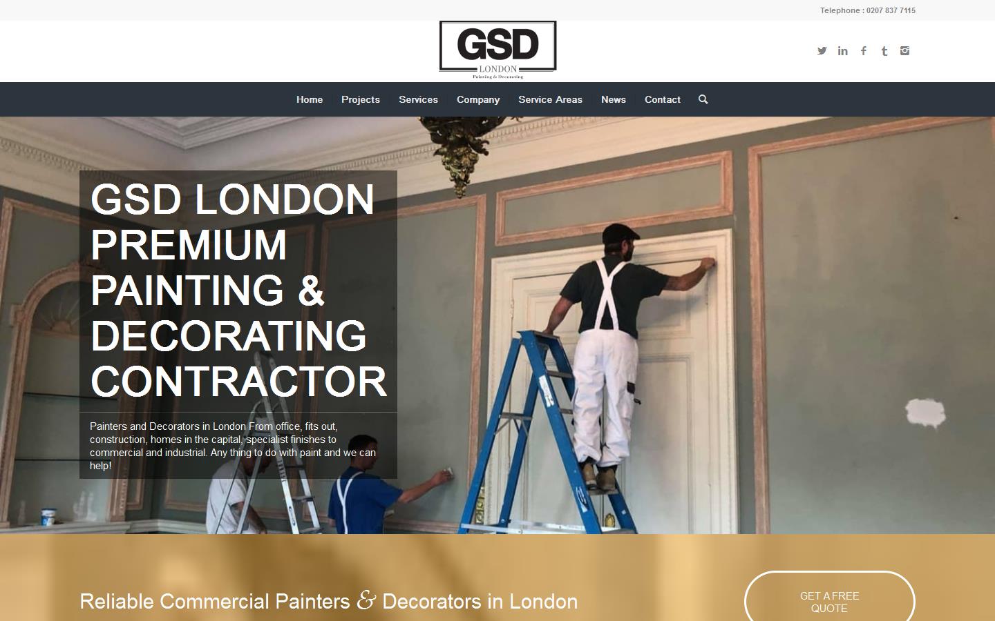 GSD Painting & Decorating Contractors Website